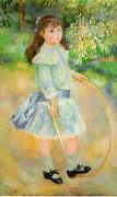 Girl With a Hoop, Pierre-Auguste Renoir